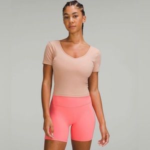 Lululemon align crop tee